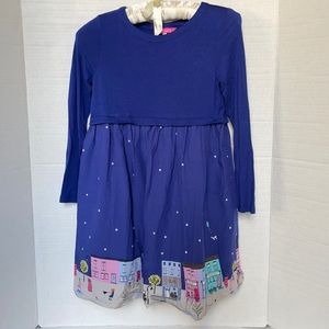 JOULES Merrie Mock Layer Jersey Dress Size 7-8 Y